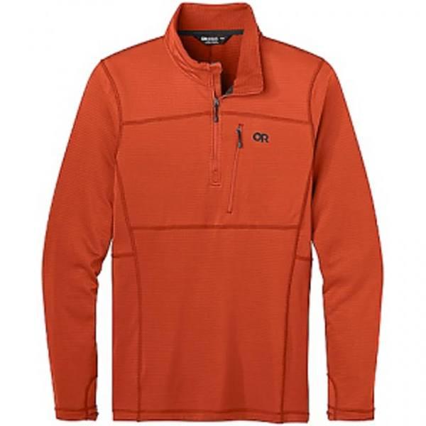 Outdoor Research Vigor Quarter Zip Men LG / Redrock