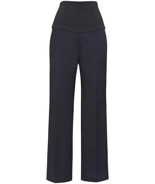 BizCorp Wom Maternity Pant Cool STRCH, Nvy, M 10-12