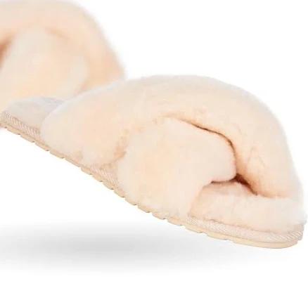 Emu Australia Mayberry Slide Slipper - Ivory, 7