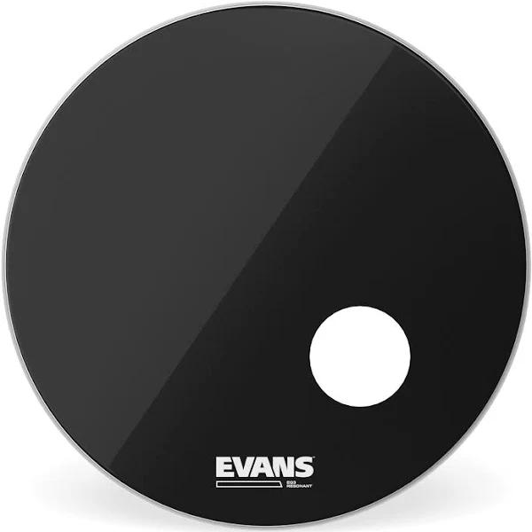 Evans EQ3 Resonant Black Bass Drum Head 24 Inch