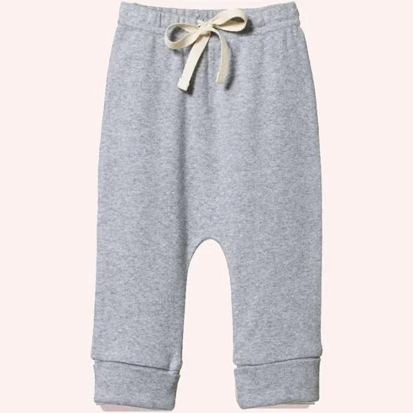 Nature Baby Drawstring Pants Grey Marl