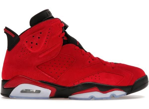 Air Jordan 6 Retro Toro Bravo Shoes - Size 13 - 600 Varsity Red/Black