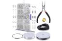 DIY Jewellery Making Kit Wire Findings Pliers Starter Tool Earring Case AU Stock