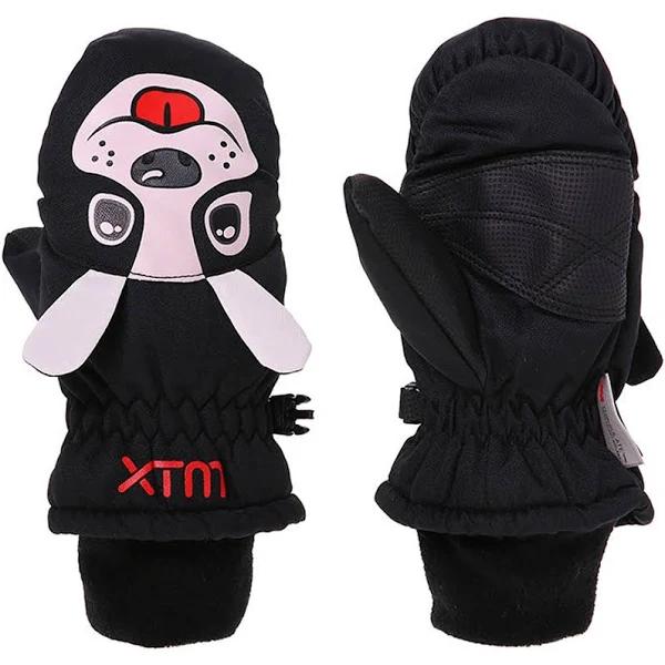 XTM Puppet Kids' Snow Mitt (2-8 Yrs) - Dog | Ski Gloves