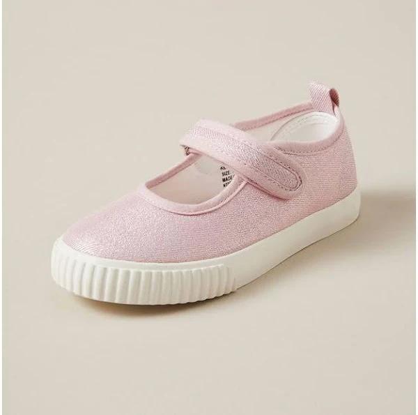 Target Kids Junior Shimmer Mary Jane Shoes - Pink - 6 - AfterPay & zipPay Available