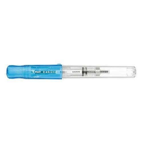 Pilot Kakuno Limited Edition Fine Fountain Pen in Transparent Light Blue