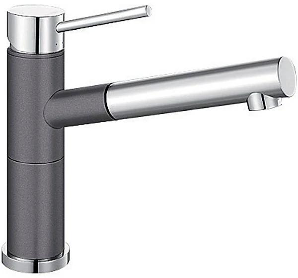 Blanco ALTA-S Silgranit Pull Out Mixer Tap Rock Grey ALTASG