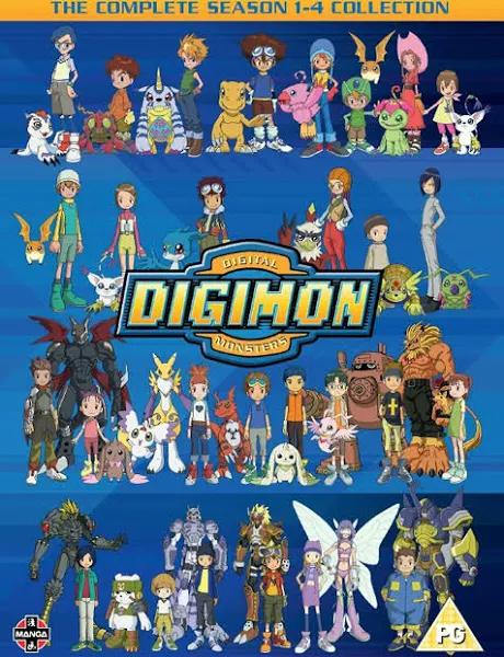 Digimon: Digital Monsters Season 1-4 Boxset DVD