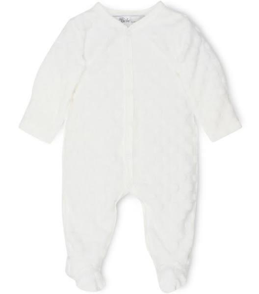 Bebe by Minihaha Unisex Circles Romper White