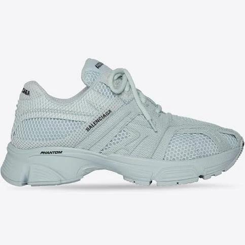 Balenciaga - Phantom Mesh Trainers - Womens - Light Blue