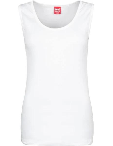 Heat Holders Thermal Underwear Sleeveless Vest-Womens White / XL