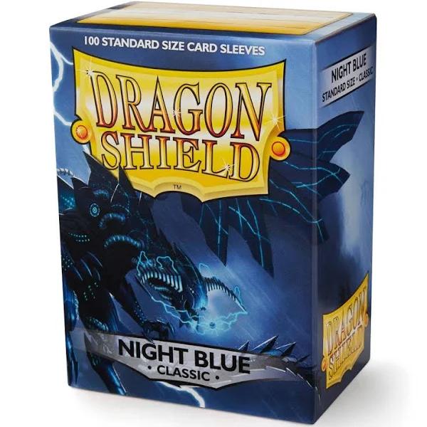 Dragon Shield Sleeves - Box 100 Night Blue