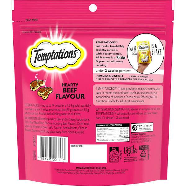 Temptations Cat Treat Hearty Beef 350g