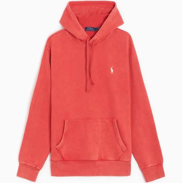 Polo Ralph Lauren Loop-Back Terry Hoodie Post Red XS