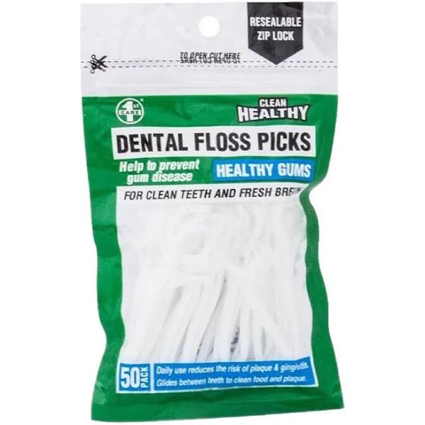 Clean Healthy: Dental Floss Picks (50 Pack)