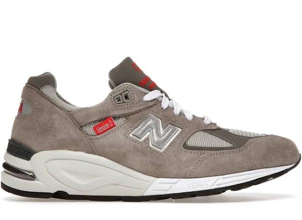 New Balance 990v2 Made in USA 'Grey' Sneakers | Men's Size 5.5