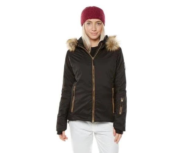 XTM Adult Female Snow Jackets St Moritz Jacket Black - 16