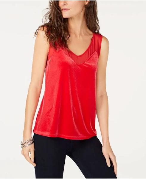 Inc Women's Tops & Blouses - Shell - Real Red Size X-Large - AfterPay & zipPay Available