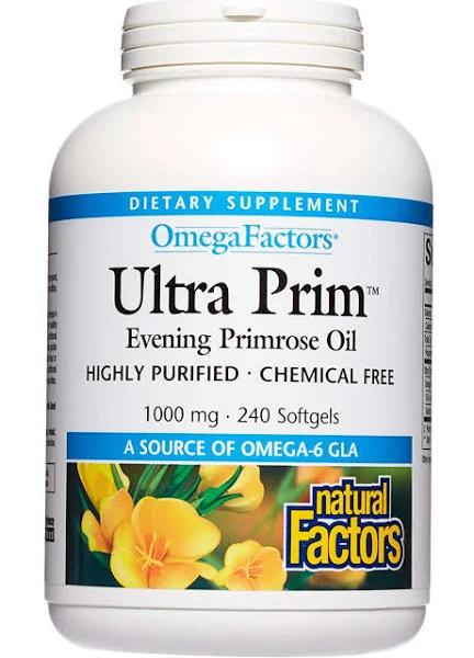 Natural Factors OmegaFactors Ultra Prim, 500 mg, Softgels - 180 softgels