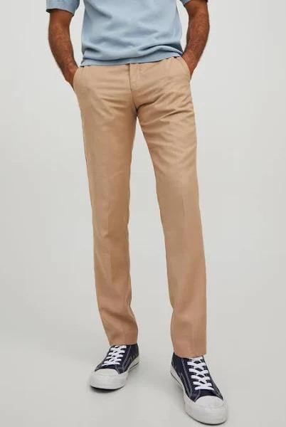 Jack & Jones Premium Slim Fit Suit Pants in beige-Neutral