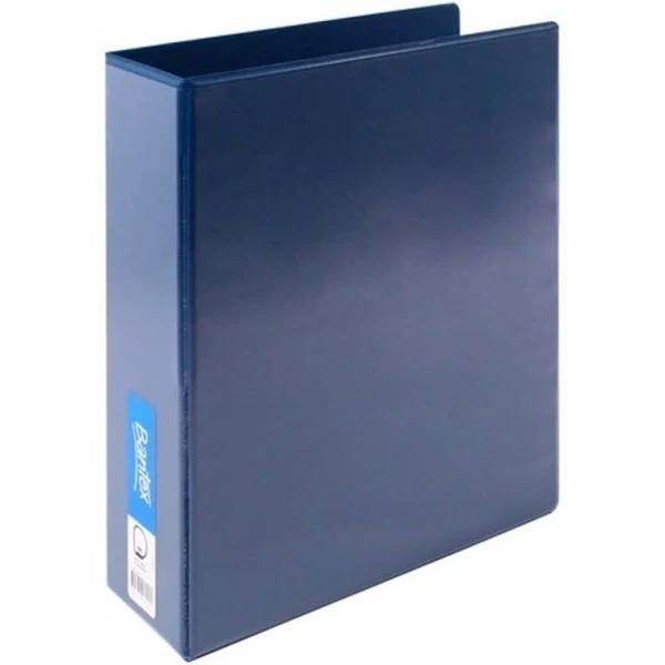 Bantex Insert Binder A4 65mm 4D Ring Blue