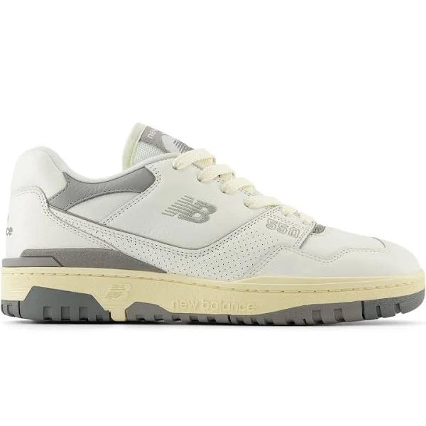 New Balance Unisex 550 Sea Salt/Team Away Grey/Calcium - Size 7