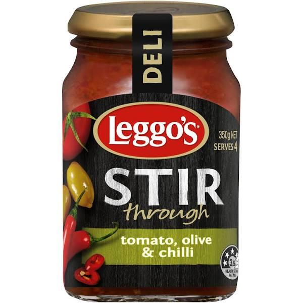 Leggo's Stir Through Tomato Olive Chilli Sauce 350g