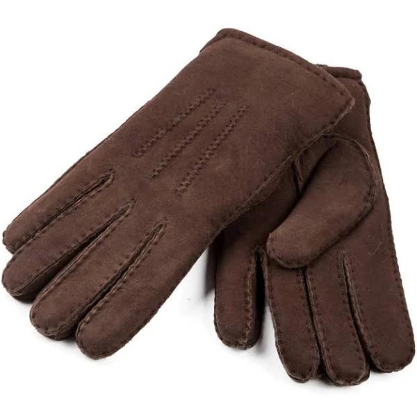 UGG Sheepskin Men's Glove Chocolate / S