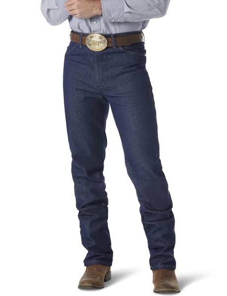 Wrangler Workwear 0936 Cowboy Cut Slim Fit Jean - Rigid Indigo, 32