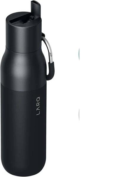 LARQ 500ml Flip Top Insulated Water Bottle - Obsidian Black