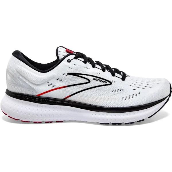 Brooks Mens Glycerin 19, 10.5 / White