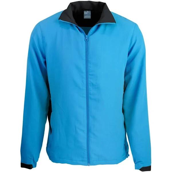 Aussie Pacific - Mens Tasman Track Top - Cyan/Black