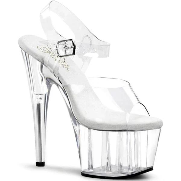 ADORE-708 Clear Platform Sandal 14