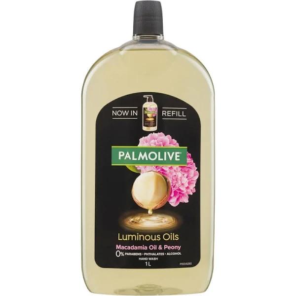 Palmolive Hand Wash Luminous Oil Macadamia & Peony Refill 1L