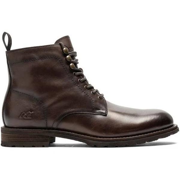 Rodd & Gunn Franz Military Boot in Testa Di Moro Brown 45