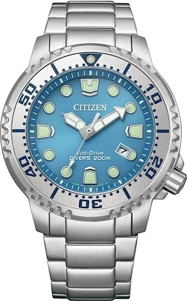 Citizen ProMaster Marine Blue Dial Stainless Steel Men's Watch (BN0165-55L)