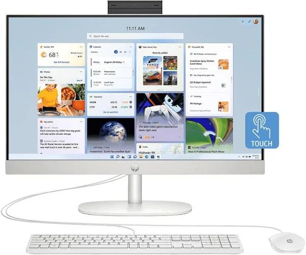 HP 24-Inch R5-7520U/16GB/512GB SSD All in One Desktop