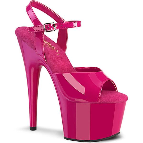 Pleaser ADORE-709 Hot Pink Patent/Hot Pink Size 5