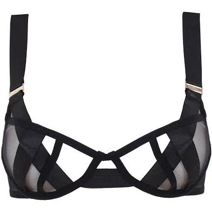 David Jones Bluebella Sawyer Bra in Black, Size 10F (32F)