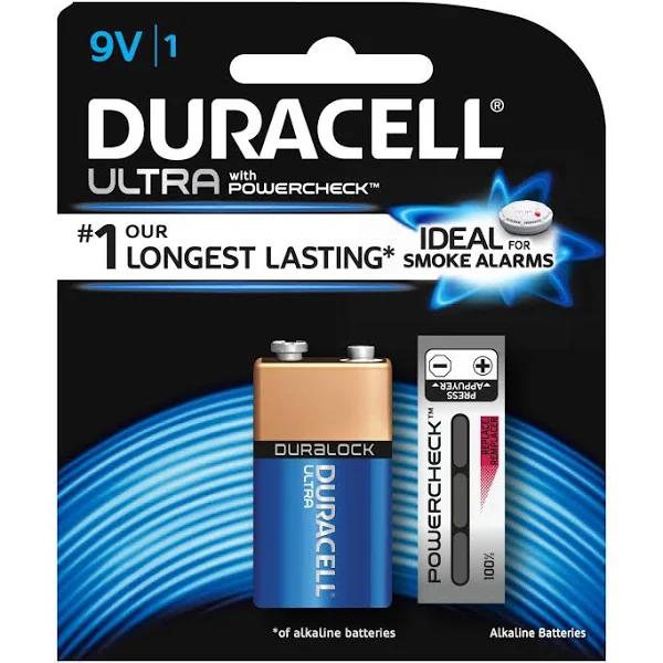 Duracell Ultra Alkaline 9V Battery