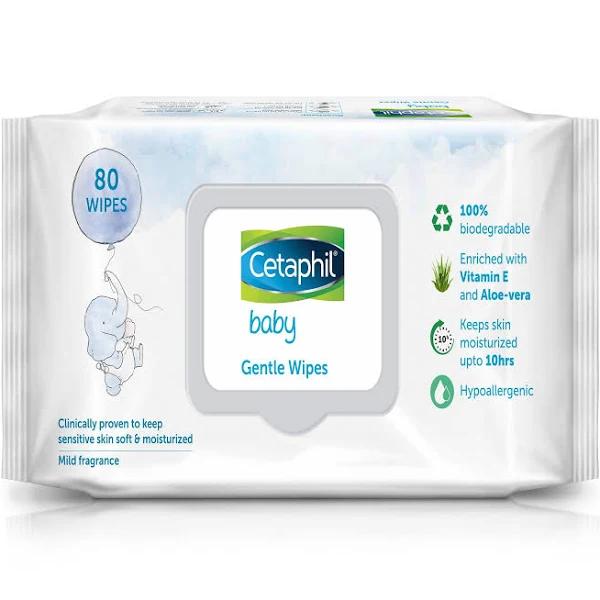 Cetaphil Baby Gentle Wipes - 80 Wipes