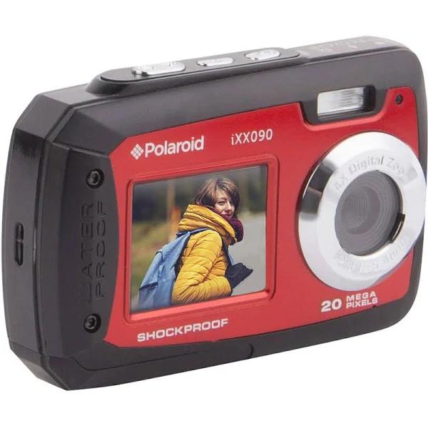 Polaroid 20.1 MP Dual Screen Waterproof Camera [IXX090-RED]