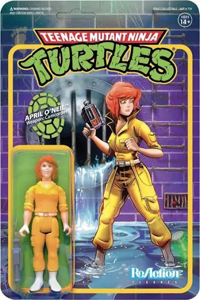 Teenage Mutant Ninja Turtles (TV'87) - April O'Neil 3.75" Reaction (Action Figure)