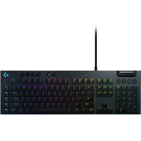 Logitech G915 x Low-Profile Wired Gaming Keyboard - Black