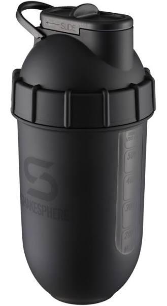 ShakeSphere View Tumbler, Matte Black/Black Window, 700 ml Capacity