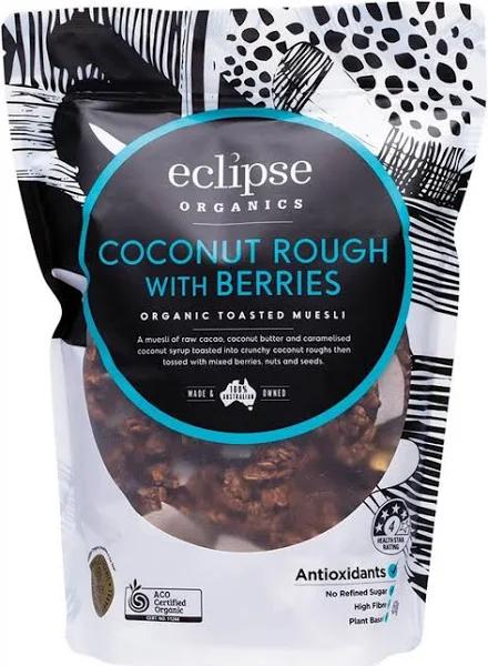 Eclipse Organics Organic Muesli Coconut Rough With Berries 450g