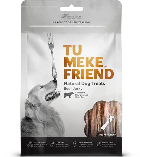 Tu Meke Friend Air Dried Natural Dog Treats Beef Jerky 400g