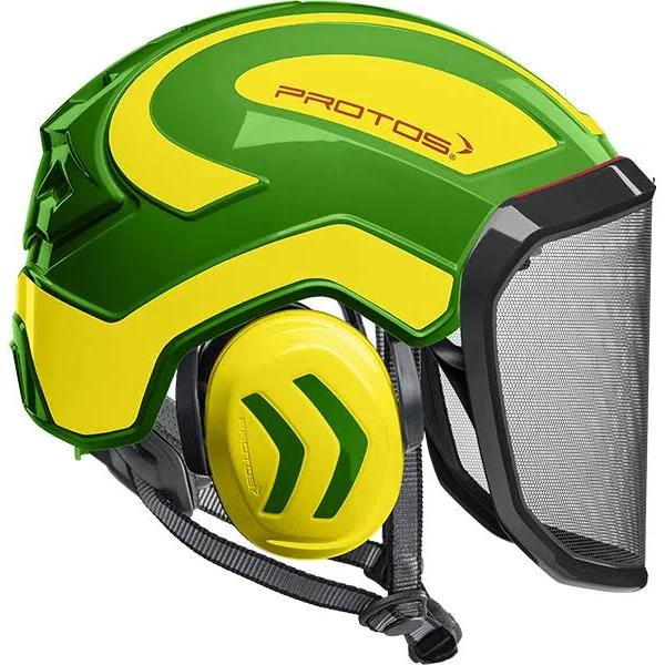 Protos Integral Arborist Helmet (Colour: Green/Yellow)