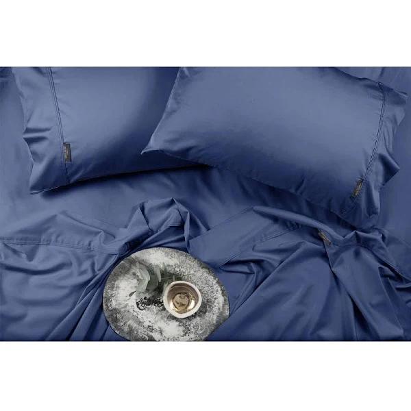 Sheraton Luxury Maison Bamboo/Cotton Sheet Set Queen / Deep Blue