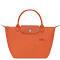 Longchamp Le Pliage Green Large Shoulder Tote Bag Carrot